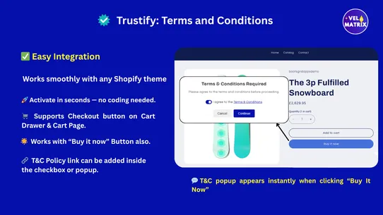 Trustify: Terms and Conditions screenshot
