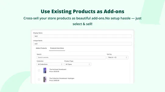 HD ‑ Product Addons screenshot