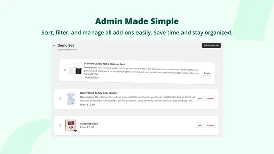 HD ‑ Product Addons screenshot