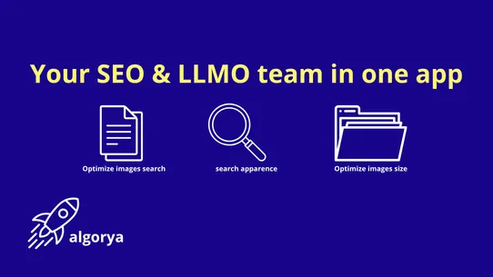 Algorya SEO LLMO Speed &amp; Image screenshot