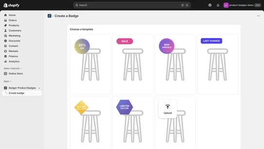 Badger Product Badges &amp; Labels screenshot