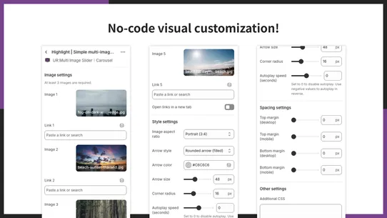 UR:Multi Image Slider｜Carousel screenshot