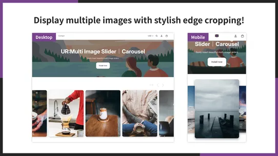 UR:Multi Image Slider｜Carousel screenshot