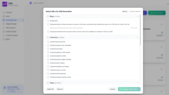 Uttik ‑ FAQ AI Answer Engine screenshot