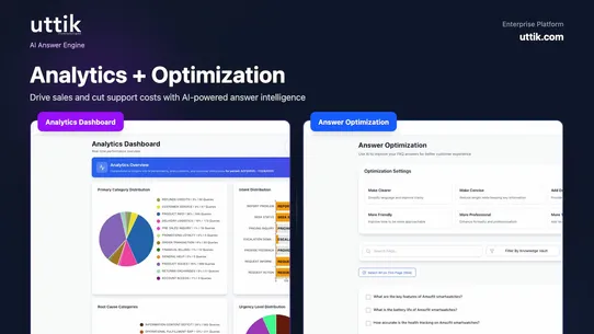 Uttik – AI FAQ Widget &amp; Schema screenshot