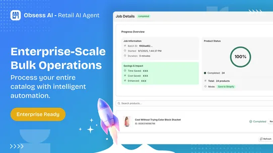 ObsessAI ‑ Retail Agent screenshot