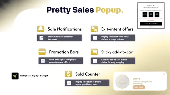 Pretty Sales Pop Up ‑ Popups! screenshot