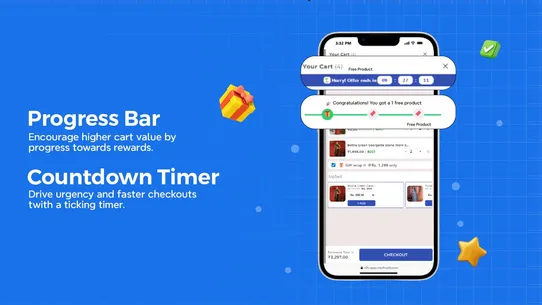 Upcart‑ progressbar &amp; upsell screenshot