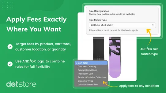Dotstore Extra Fees Manager screenshot