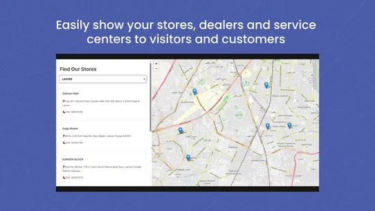 ShopSpot Store Locator screenshot