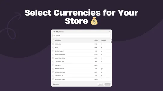Currencify: Currency Switcher screenshot