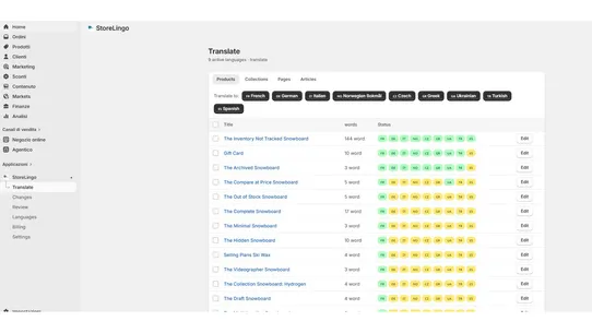 StoreLingo screenshot