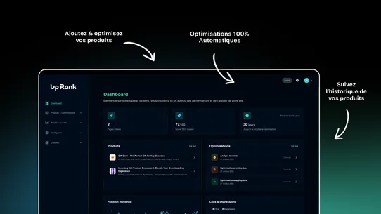 UpRank – SEO 100% Automatisé screenshot