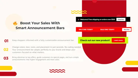 Priority Announcement Bar screenshot