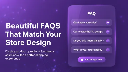 EasyFAQ ‑ Product FAQ Builder screenshot
