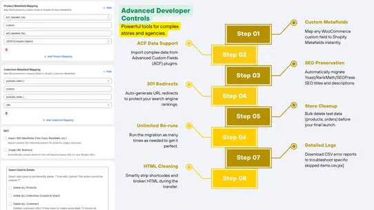 Webwidely Woo Migrator screenshot