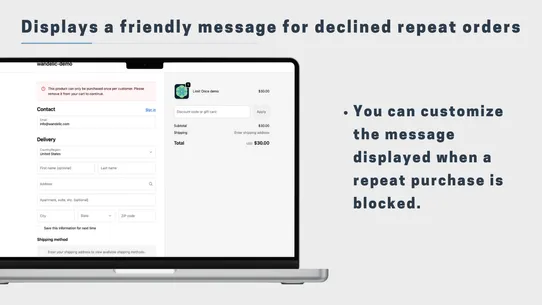 Limit Once screenshot