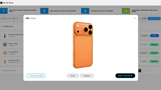 mK 3D Shop screenshot
