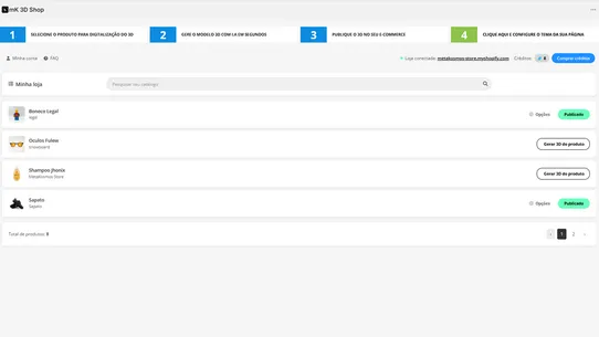 mK 3D Shop screenshot