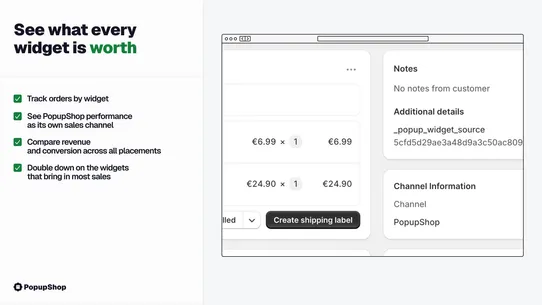 PopupShop screenshot