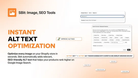 Sbit: Image SEO Booster screenshot
