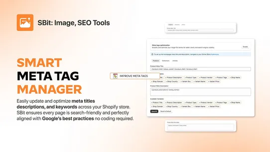 Sbit: Image SEO Booster screenshot