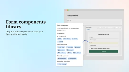 OIX ‑ AI Custom Form Builder screenshot