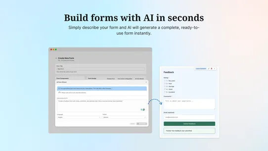 OIX ‑ AI Custom Form Builder screenshot