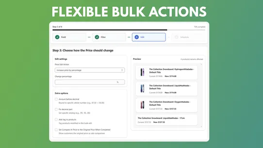 Flux Bulk Product/Price Editor screenshot
