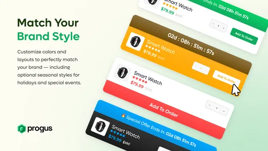 Progus Sticky Add to Cart Bar screenshot