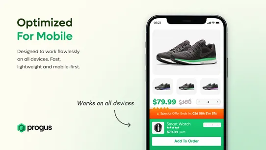 Progus Sticky Add to Cart Bar screenshot