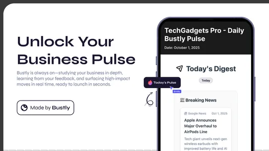 Bustly — Your Business Pulse screenshot