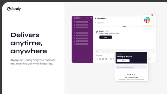 Bustly — Your Business Pulse screenshot