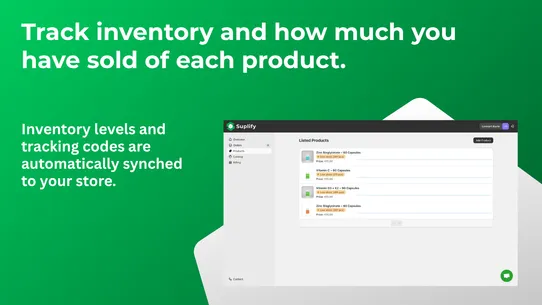 Suplify: Dropship Supplements screenshot