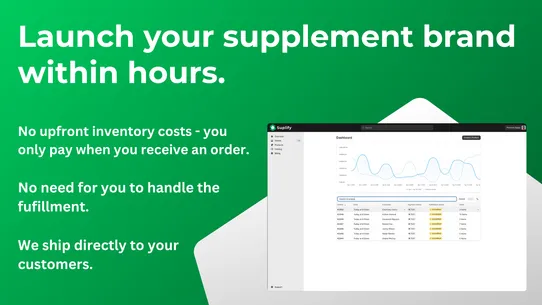 Suplify: Dropship Supplements screenshot