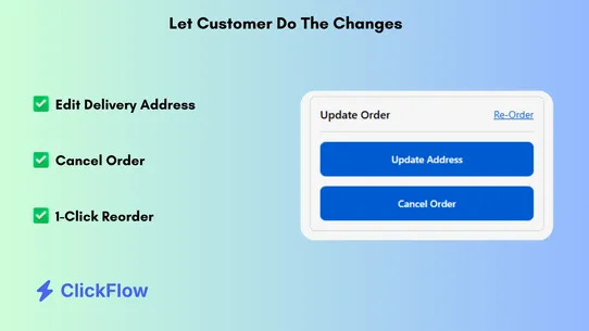 ClickFlow ‑ Order Editable screenshot