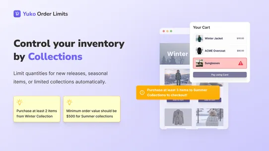 Yuko Minimum Order Quantity screenshot