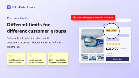 Yuko Minimum Order Quantity screenshot