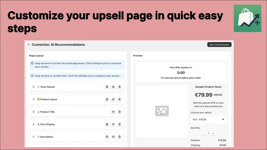 PPS Post Purchase Upsell screenshot