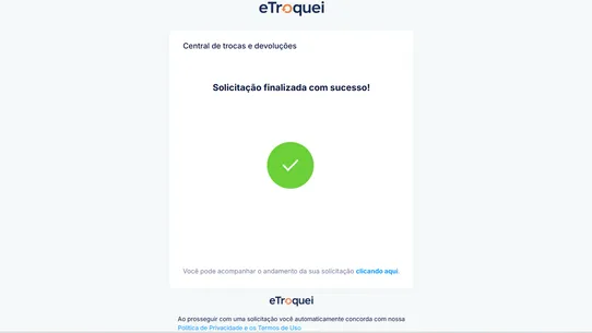 eTroquei ‑ Trocas e Devoluções screenshot