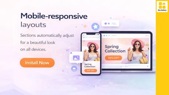 Sky Gallery ‑ Store Design App screenshot