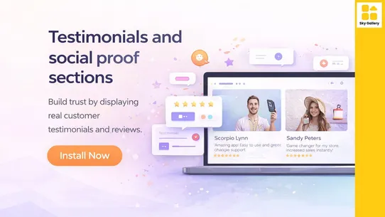 Sky Gallery ‑ Store Design App screenshot
