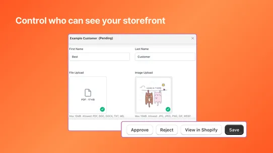 Talon Account Approval screenshot