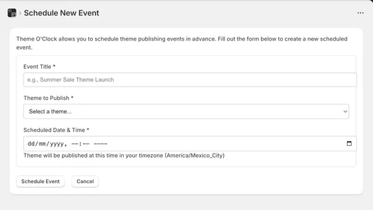 Theme O&#39;Clock screenshot