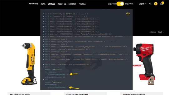 VAT &amp; Tax Switcher screenshot