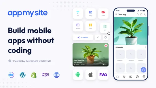 Mobile App Builder | AppMySite screenshot