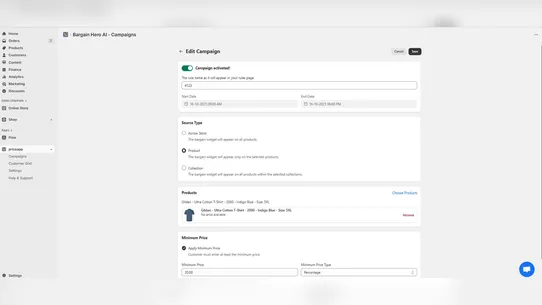 Bargain AI screenshot