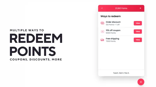Tazoh: Loyalty Rewards &amp; Refer screenshot