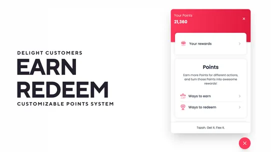 Tazoh: Loyalty Rewards &amp; Refer screenshot