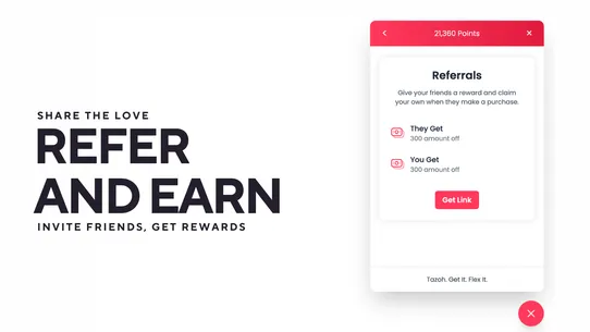 Tazoh: Loyalty Rewards &amp; Refer screenshot